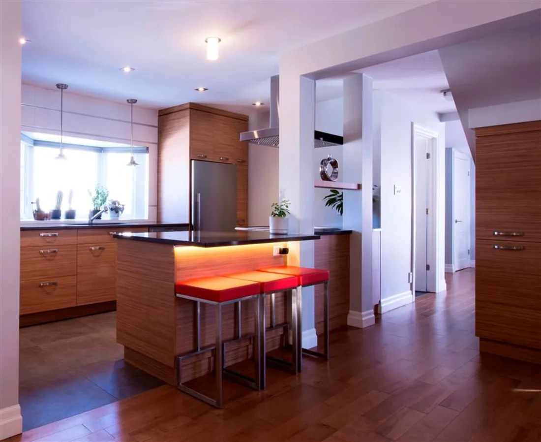 Cuisine sur mesure fabriquée par Créations Folie Bois